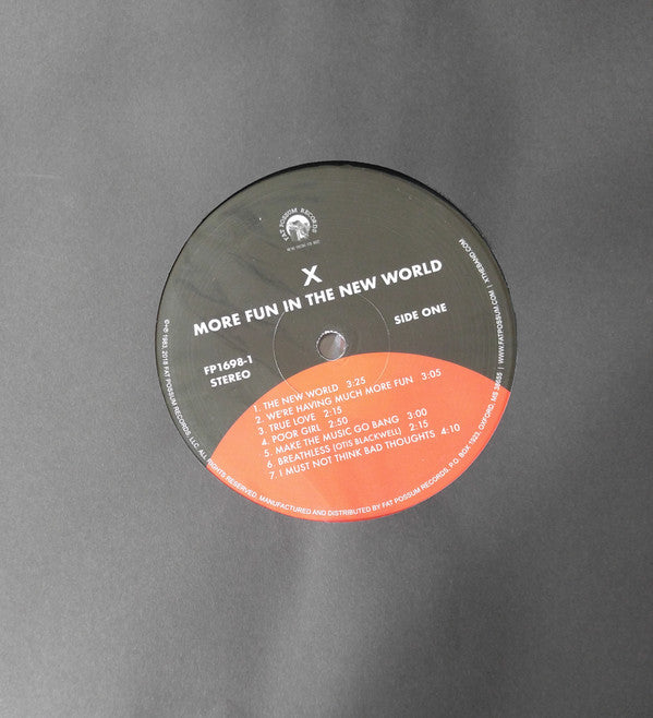 X (5) - More Fun In The New World - LP