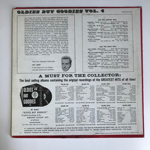 Various - Oldies But Goodies Vol. 4 - LP