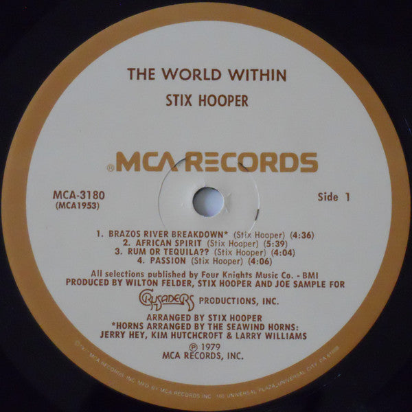 "Stix" Hooper - The World Within