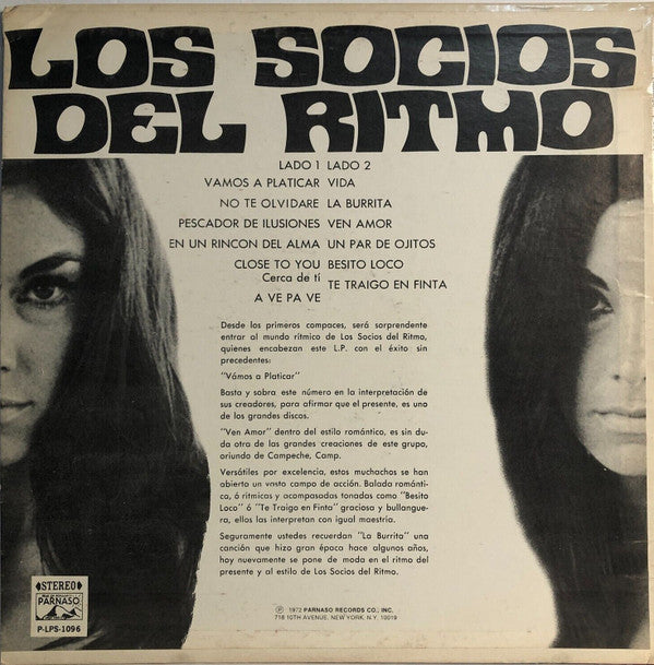 Los Socios del Ritmo - Vida Vamos A Platicar - LP
