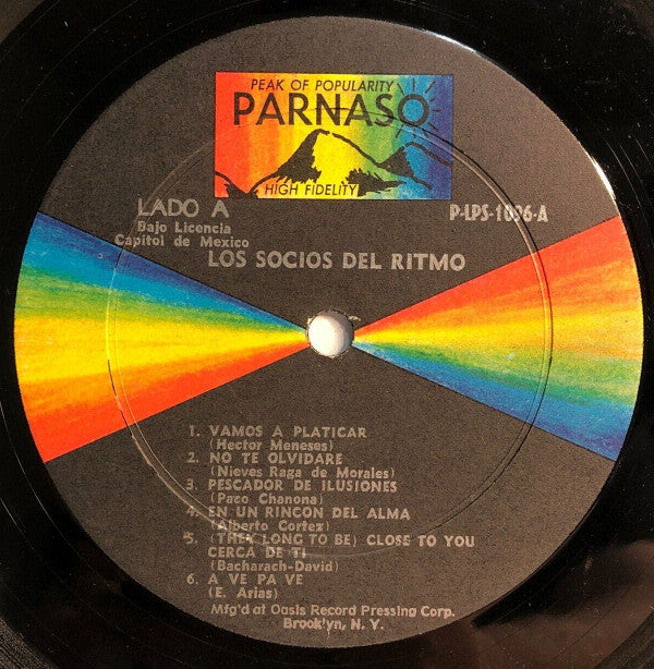 Los Socios del Ritmo - Vida Vamos A Platicar - LP