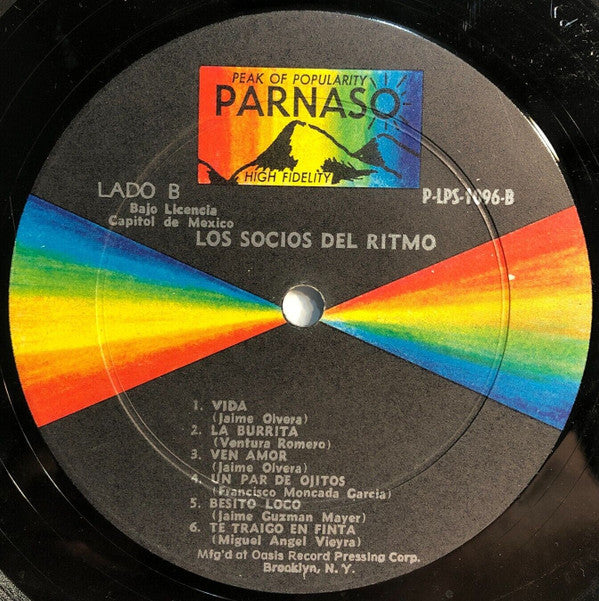 Los Socios del Ritmo - Vida Vamos A Platicar - LP