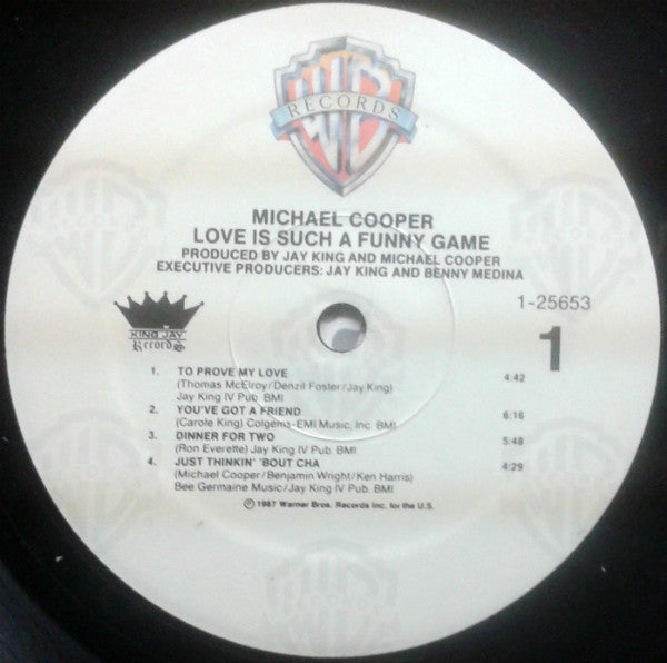 Michael Cooper - Love Is Such A Funny Game - LP