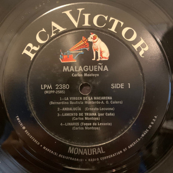 Carlos Montoya - Malagueña - LP
