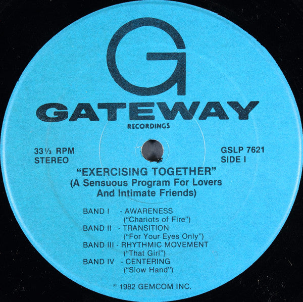 Jim Woods , Pamela Cisneros, Gene Cisneros - Exercising Together: The Avolante Method - LP