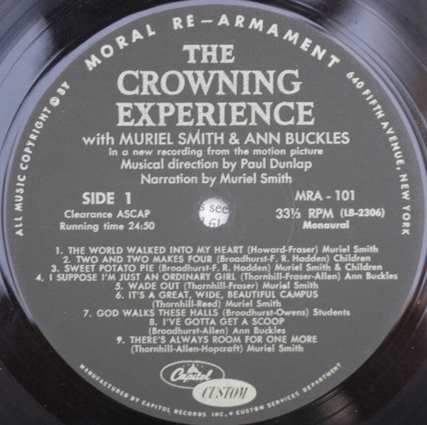 Muriel Smith • Ann Buckles - The Crowning Experience - LP
