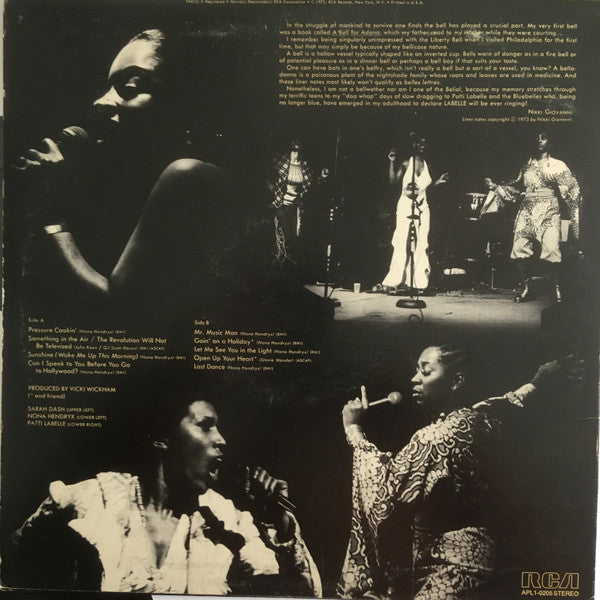 LaBelle - Pressure Cookin' - LP