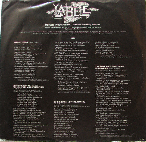 LaBelle - Pressure Cookin' - LP
