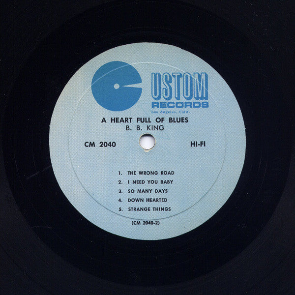B.B. King - A Heart Full Of Blues - LP