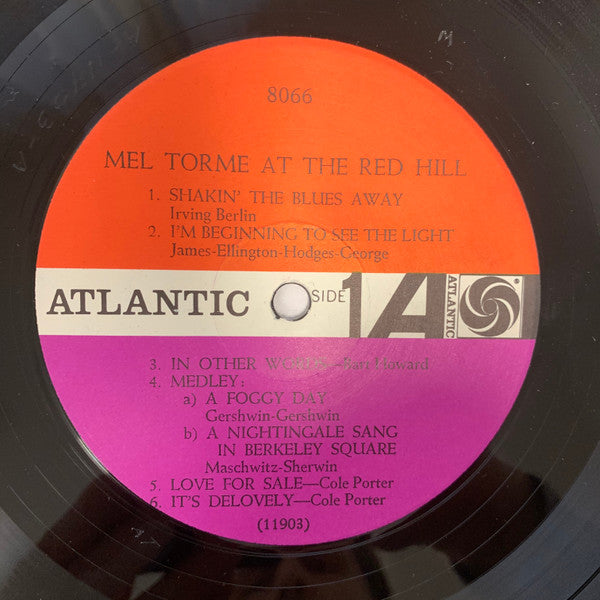Mel Torme* - At The Red Hill - LP