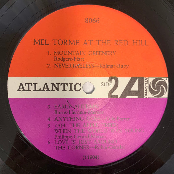 Mel Torme* - At The Red Hill - LP