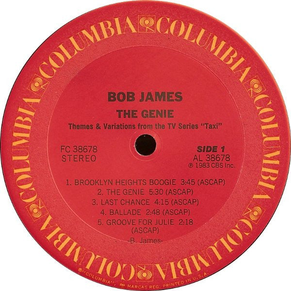 Bob James - The Genie: Themes & Variations From The TV Series "Taxi" - LP