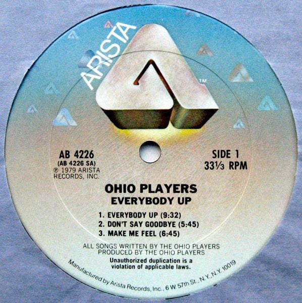 Ohio Players - Everybody Up - LP