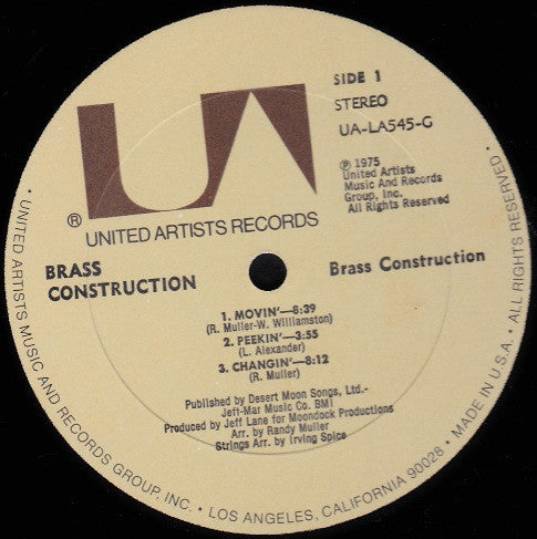 Brass Construction - Brass Construction - LP