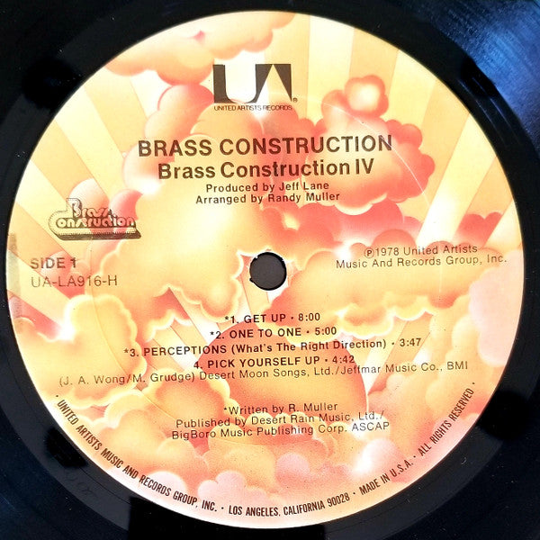 Brass Construction - Brass Construction IV - LP