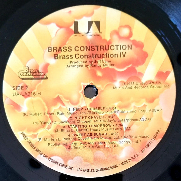 Brass Construction - Brass Construction IV - LP
