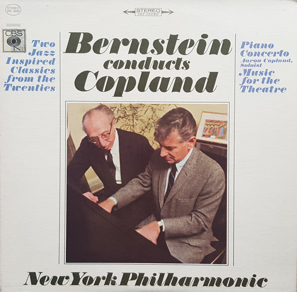 Bernstein* conducts Copland*, New York Philharmonic - Piano Concerto / Music For The Theatre - LP