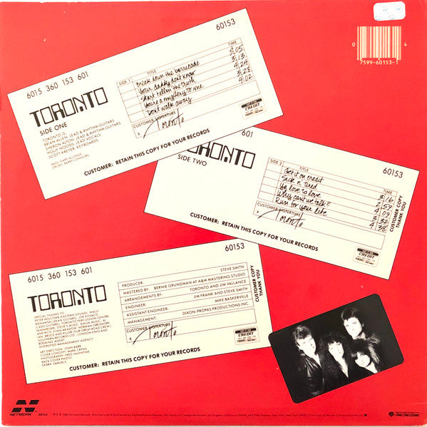 Toronto  - Get It On Credit - LP