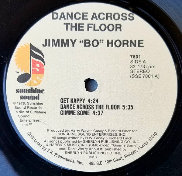 Jimmy "Bo" Horne - Dance Across The Floor - LP