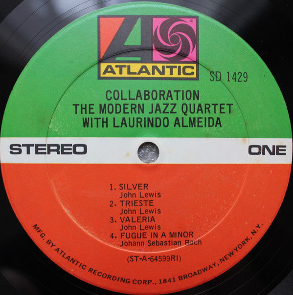 The Modern Jazz Quartet With Laurindo Almeida - Collaboration - LP