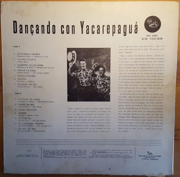 Dùo Brasileno Yacarepagua* - Dancando Com Yacarepaguá - LP