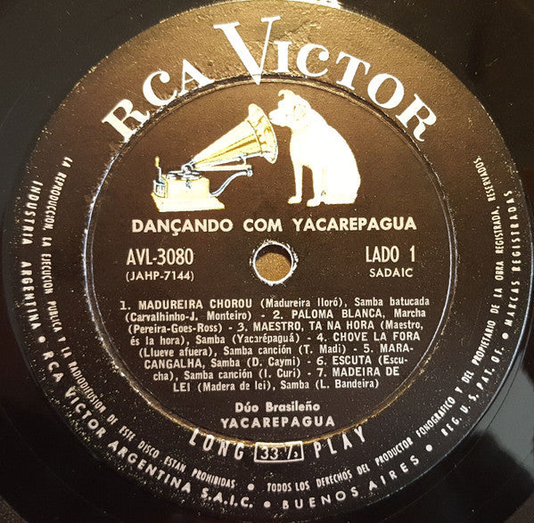 Dùo Brasileno Yacarepagua* - Dancando Com Yacarepaguá - LP