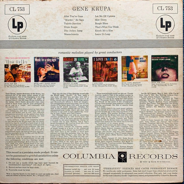 Gene Krupa - Gene Krupa - LP