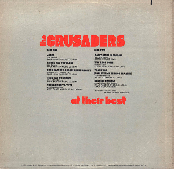 The Crusaders - At Their Best - LP