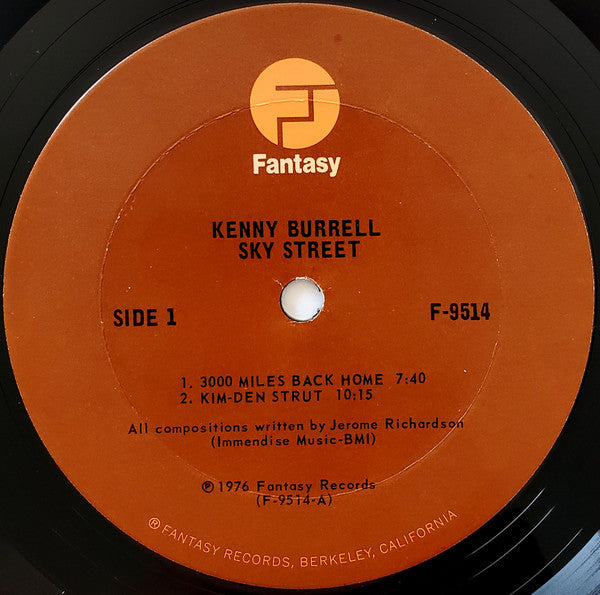 Kenny Burrell - Sky Street - LP