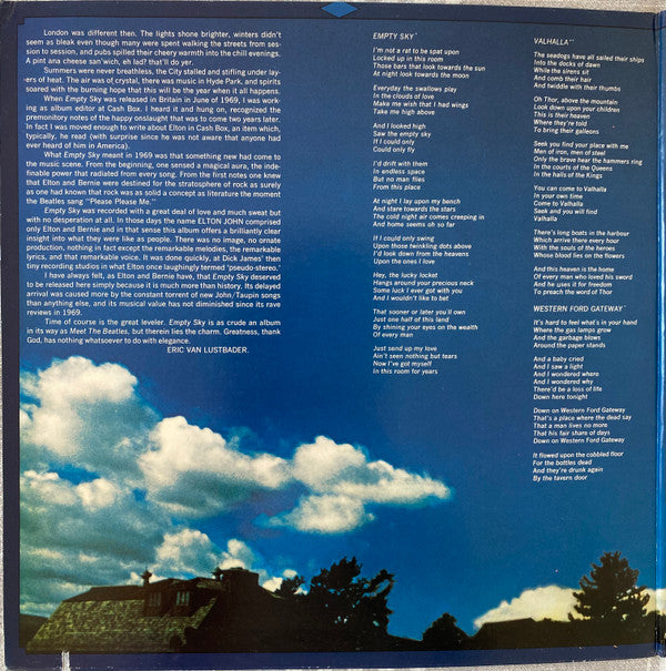 Elton John - Empty Sky - LP