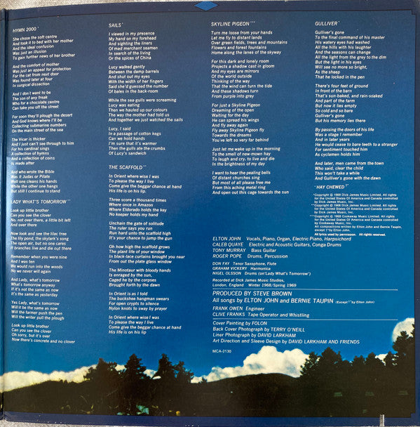 Elton John - Empty Sky - LP
