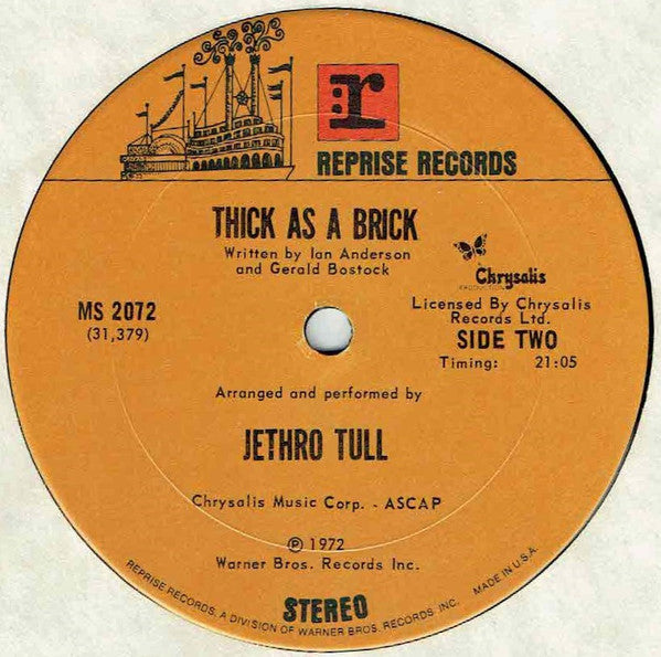 Jethro Tull - Thick As A Brick