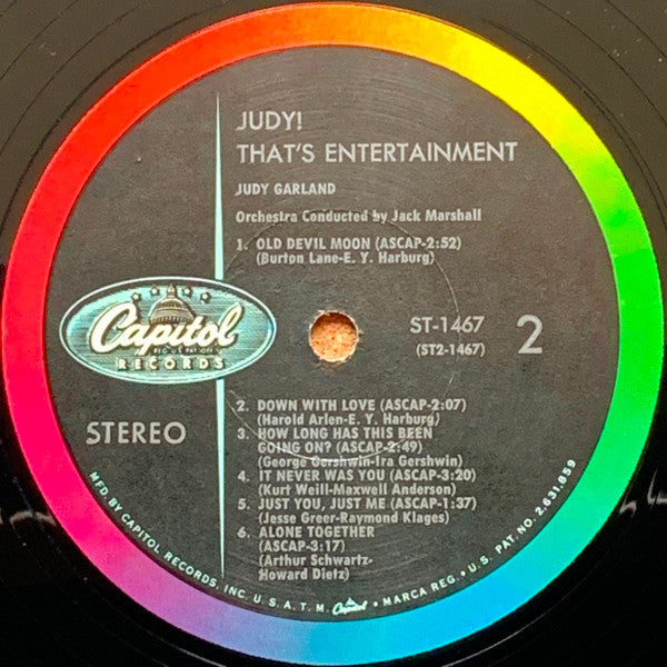 Judy Garland - Judy That's Entertainment! - LP