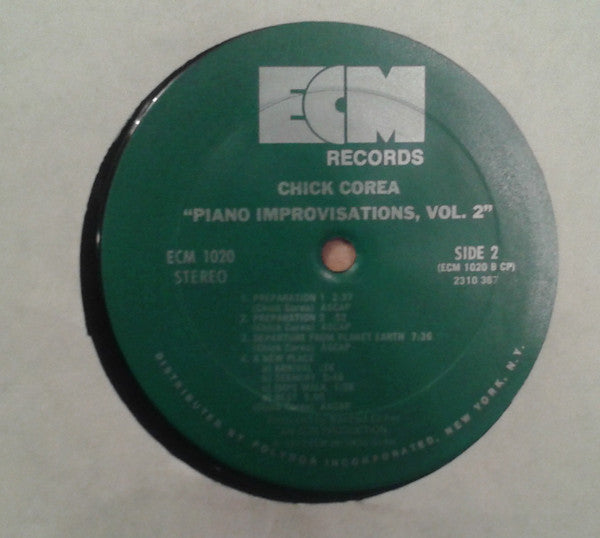 Chick Corea - Piano Improvisations, Vol. 2 - LP