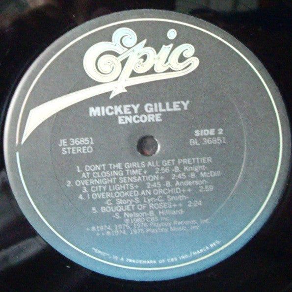 Mickey Gilley - Encore - LP