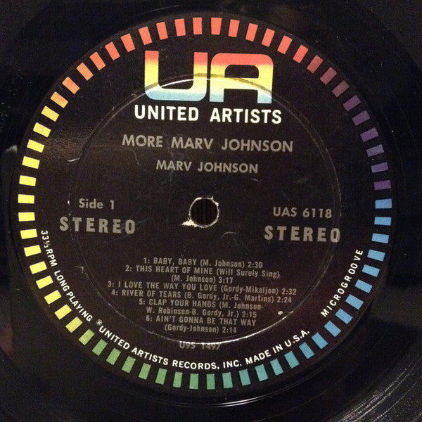 Marv Johnson - More Marv Johnson - LP