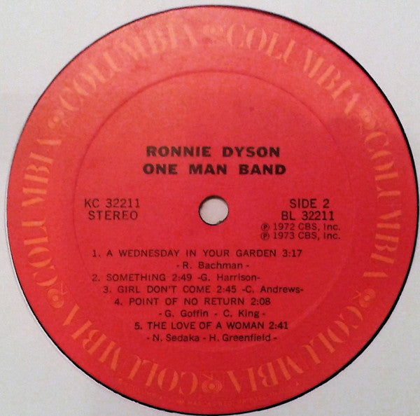 Ronnie Dyson - One Man Band - LP