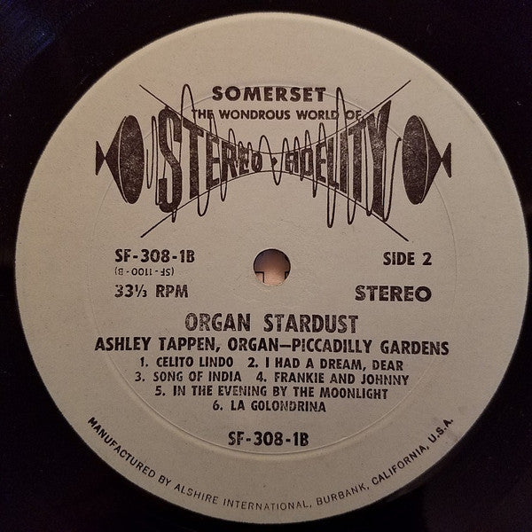 Ashley Tappen - Hammond Organ Favorites In The Ken Griffin Style - LP