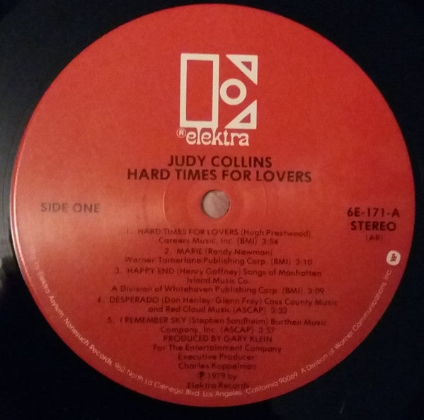 Judy Collins - Hard Times For Lovers - LP
