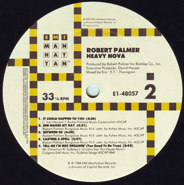 Robert Palmer - Heavy Nova - LP
