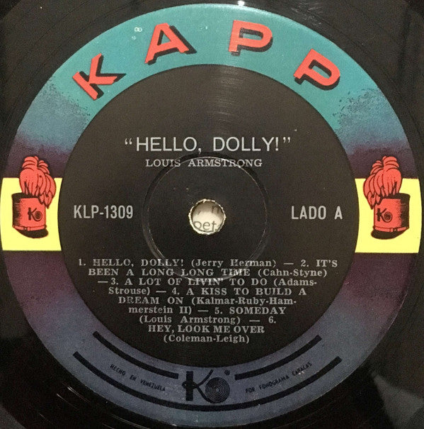 Louis Armstrong Y Su Conjunto* - Hello, Dolly! - LP