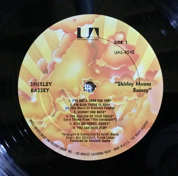Shirley Bassey - Shirley Means Bassey - LP