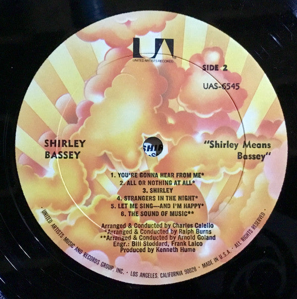 Shirley Bassey - Shirley Means Bassey - LP