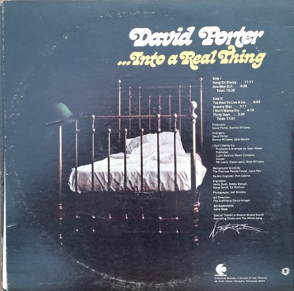 David Porter - ...Into A Real Thing - LP