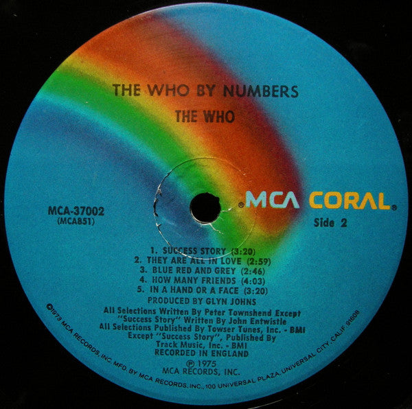 The Who - The Who By Numbers - LP