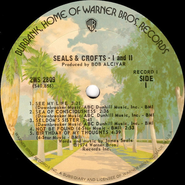 Seals & Crofts - I And II - LP