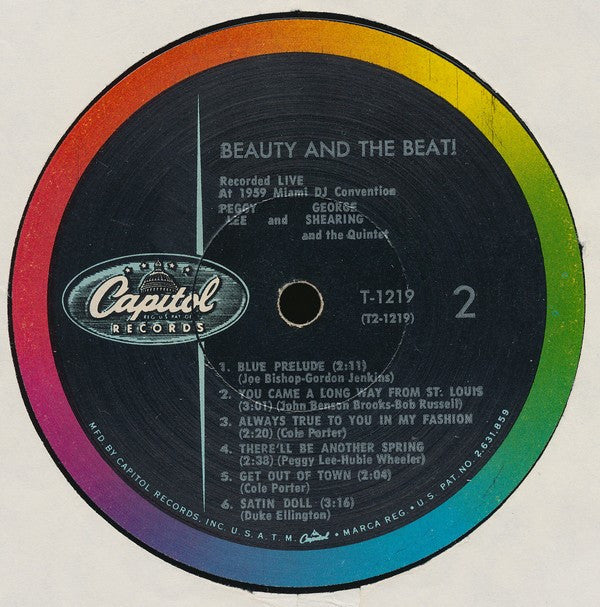 Peggy Lee / George Shearing - Beauty And The Beat! - LP