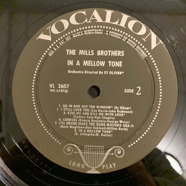 The Mills Brothers - In A Mellow Tone - LP