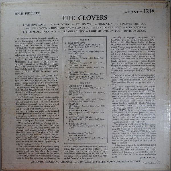The Clovers - The Clovers - LP