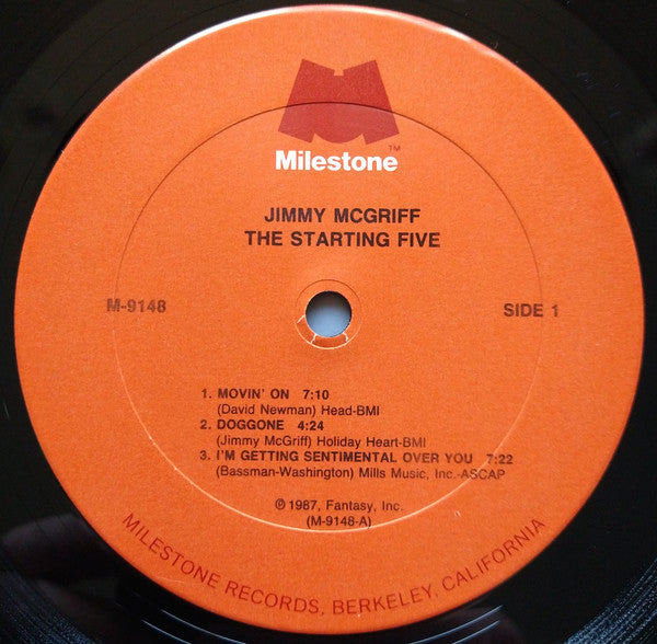 Jimmy McGriff - The Starting Five - LP